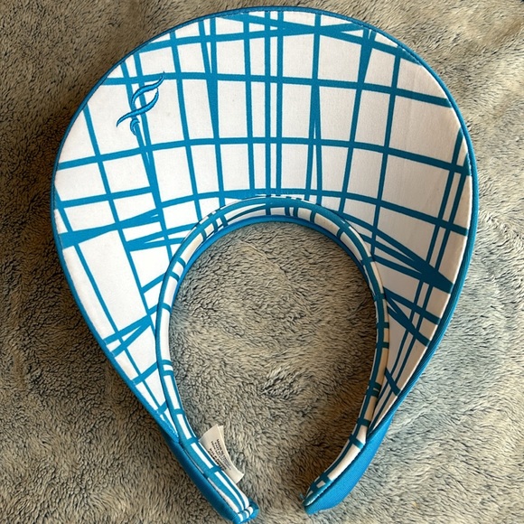 NANCY LOPEZ💫Women’s Blue/White Printed Sport Visor - Picture 7 of 10